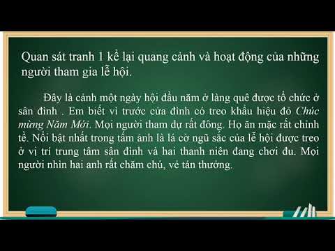 TUẦN 25 - KHỐI 3 - TLV LỄ HỘI
