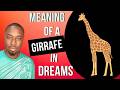 Meaning of a GIRRAFE in Dreams
