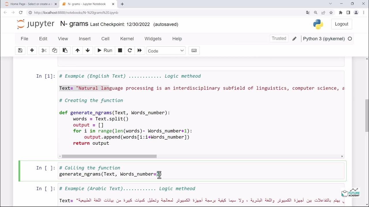 Generating N-grams using Python | Eng.Shwel - YouTube