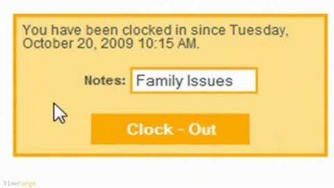 TimeForge University:  Clocking in and Out