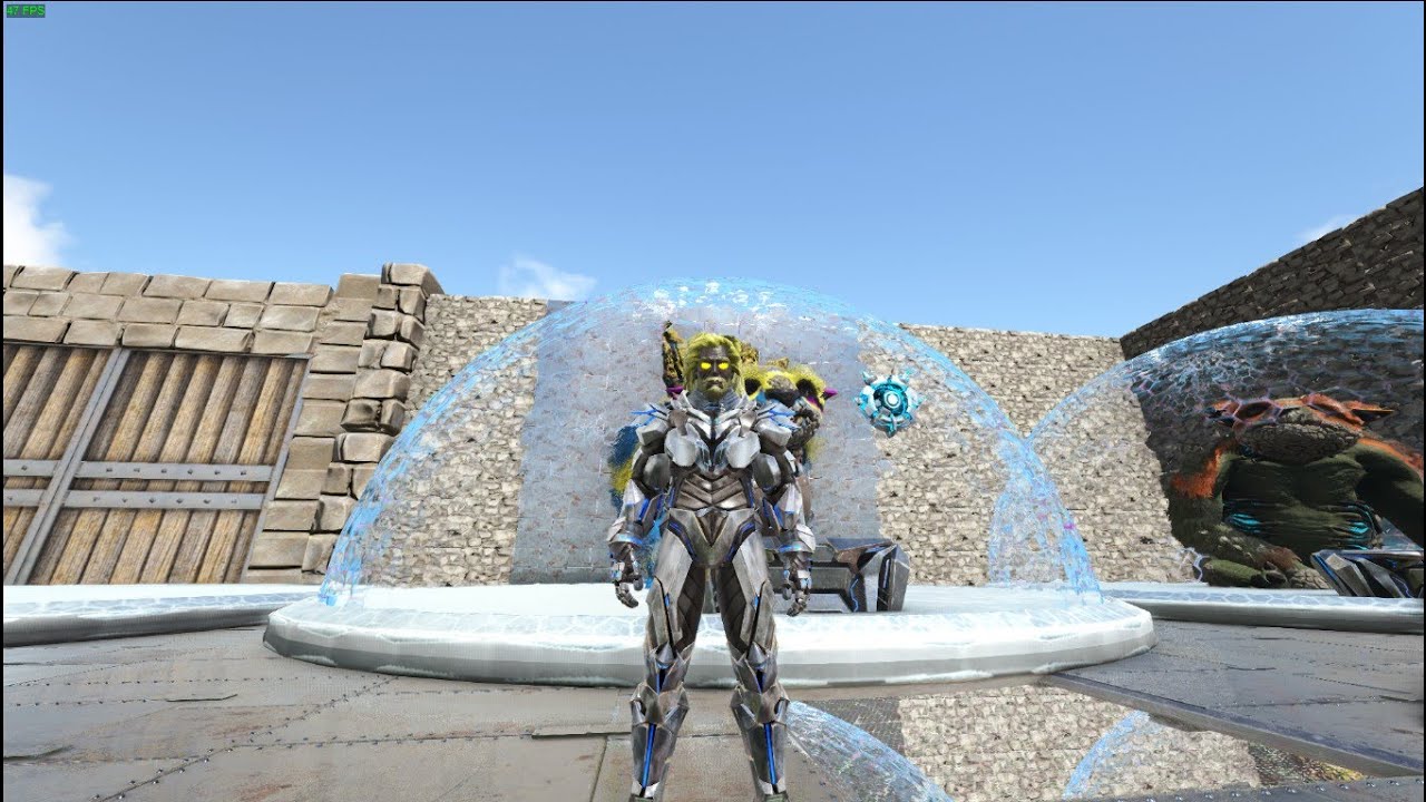 Testando a roupa TEK - Ark Survival