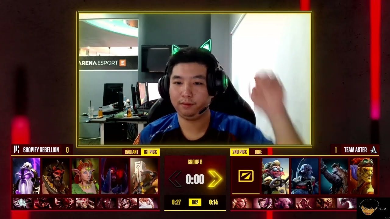 (Dota2) Team Aster VS Shopify Rebellion - Game 2 Highlights (DreamLeague Season 20)