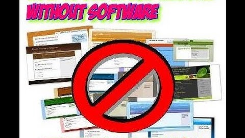 How To Block Website  Without  Any Software On Windows 8 Windows 7