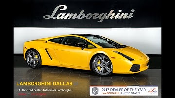 2006 Lamborghini Gallardo SE Giallo Midas LT1092
