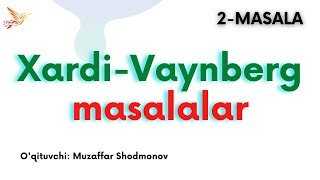 Xardi-Vaynberg qonuniga oid 2-masala yechimi