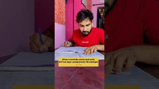 Home work🤣 #comedy #kannada #viral #funny #homework #assignment