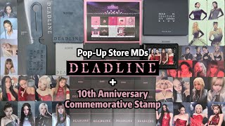 [Unboxing] BLACKPINK - 'DEADLINE' MDs + Commemorative Stamp Packet