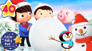 lets make a snowman christmas songs for kids baby songs more nursery rhymes little baby bum