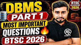 BTSC Lab Assistant Computer 2026 | Computer Science Most expected questions