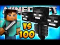 Minecraft MOB BATTLE (1 VS 100) - LIVE w/ Ali-A #2! - (Minecraft Mob Arena Fight)