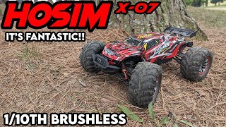 Hosim X-07 Brushless 1:10th 4WD RC Car | IT'S FANTASTIC!!!!