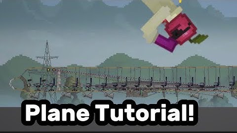 Melon Playground Plane Tutorial! Finally