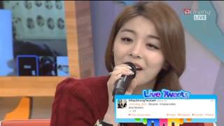 140115 #AileeASC Ailee singing Let It Go, Love The Way You Lie, Irreplaceable