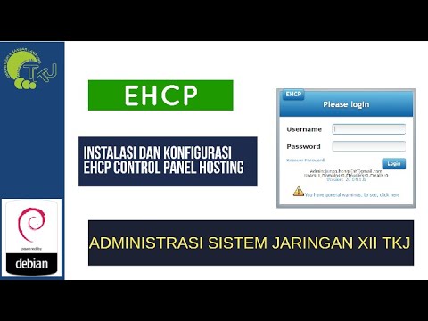 FULL INSTALASI DAN KONFIGURASI EHCP CONTROL PANEL HOSTING