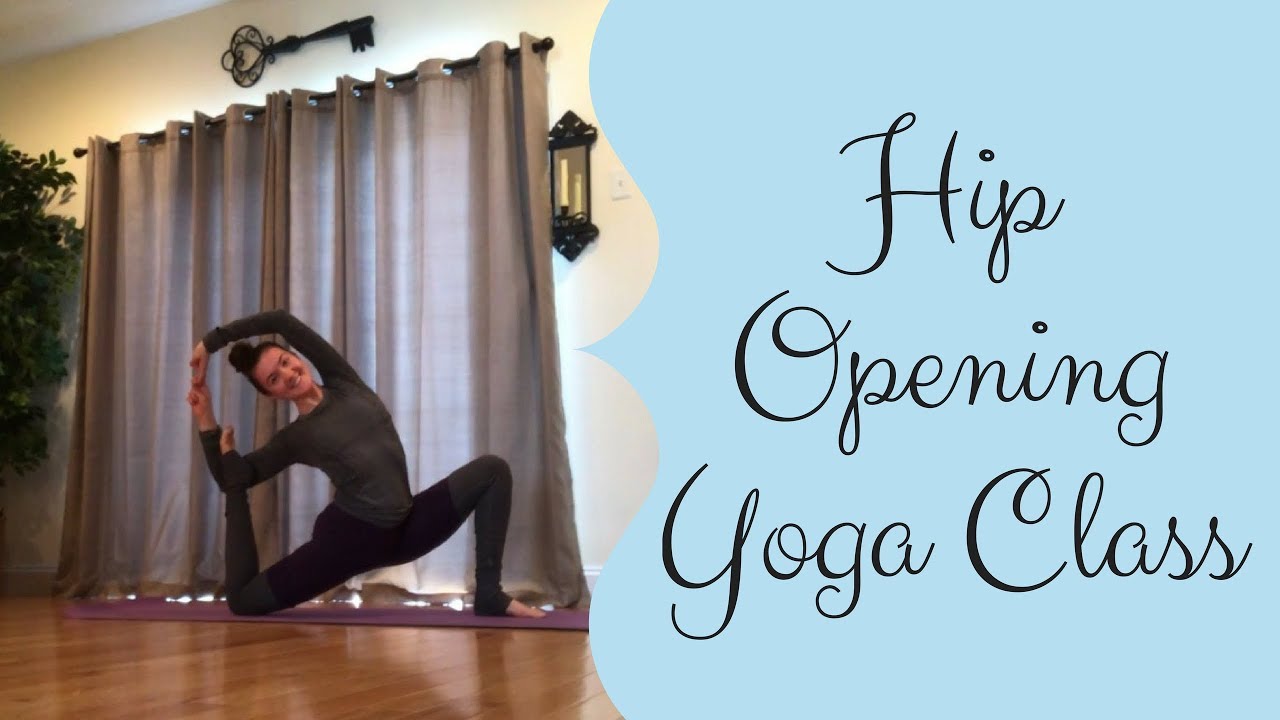 Hip Opening Yoga Class meditation for anxiety
