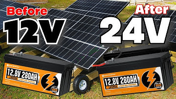 How To Upgrade 12v To 24V Solar Power System Easy Simple