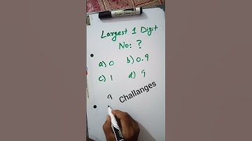 largest one digit number #digit #number #math #video #youtube #shortfeed #short #smartmind #viral