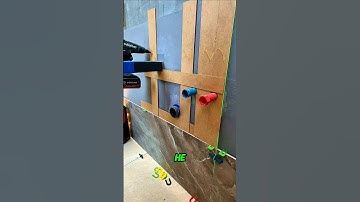 He Drills Perfect Tile Holes Without Measuring 😳🧰 #shorts