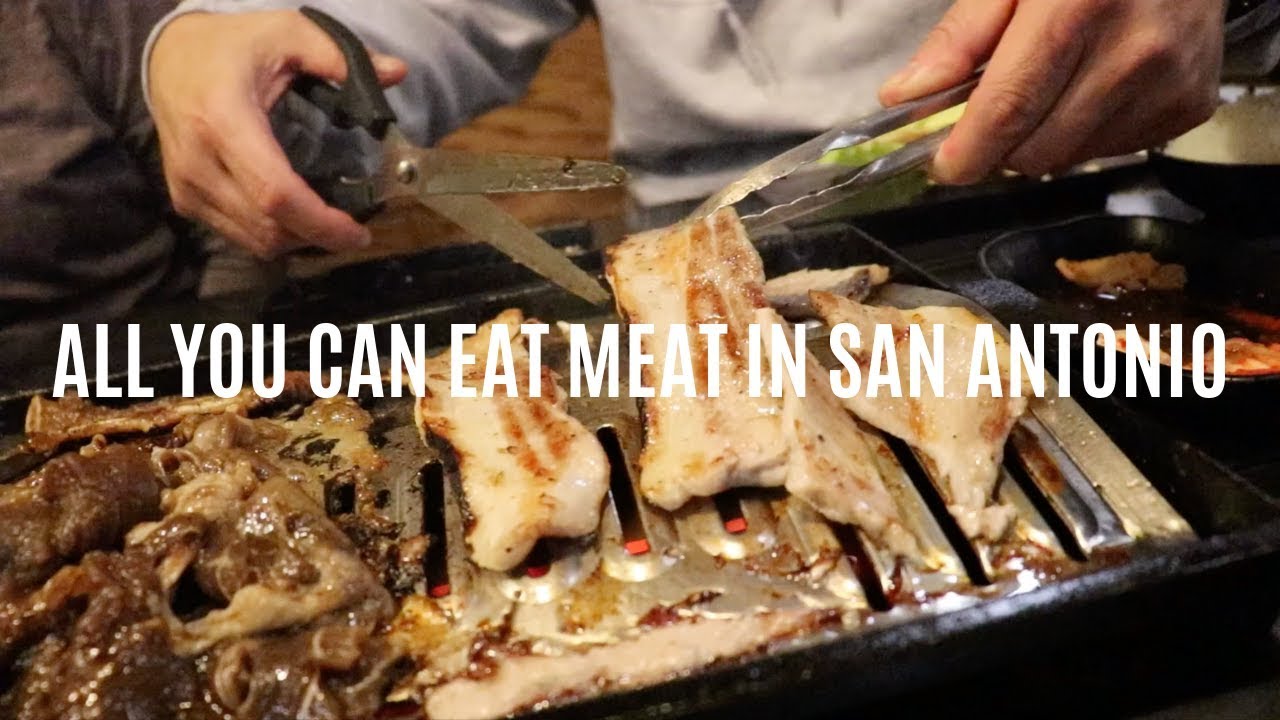 Where to get ALL YOU CAN EAT Korean BBQ in San Antonio YouTube