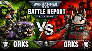 Orkmageddon - New Codex! - Orks vs Orks (Warhammer 40K 11th Edition Battle Report)