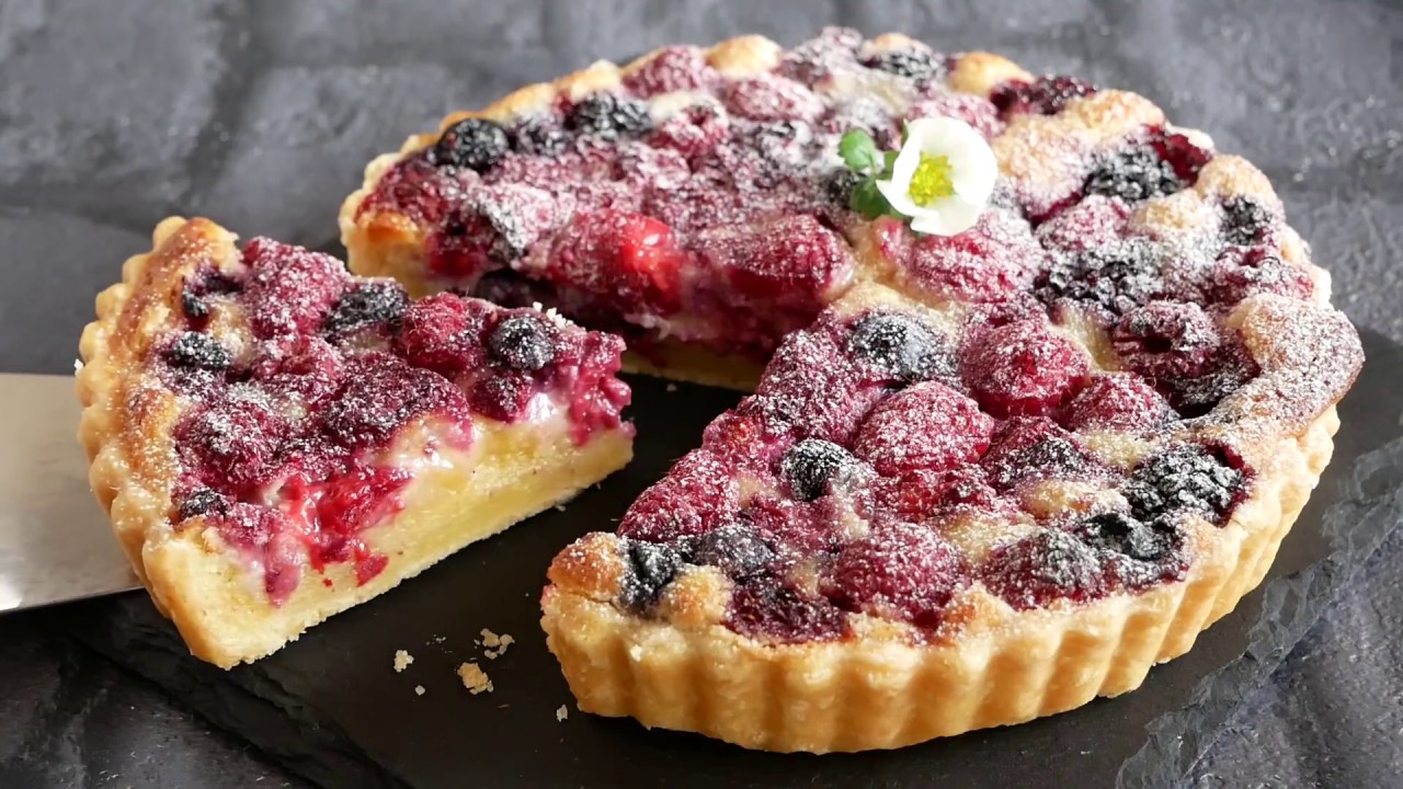 甘酸っぱい 秋のミックスベリータルト Mixed Berry Tart Youtube