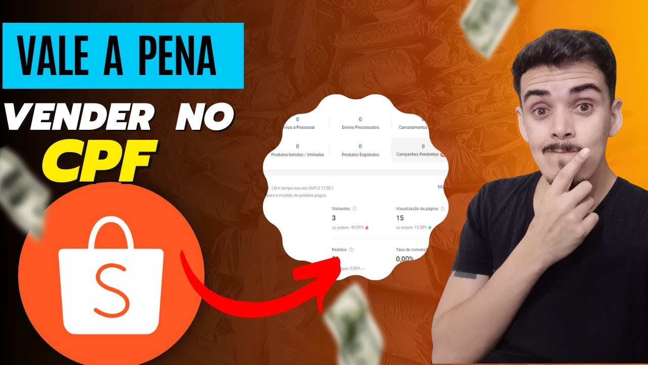 quanto a shopee cobra por venda CPF - YouTube