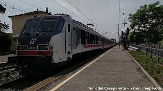 Treno Intercity 510 con E401.043 in transito a Castagneto Carducci - 19/05/2024