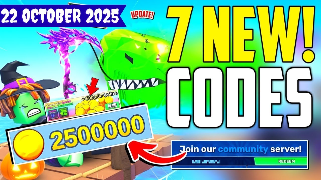 NEW Halloween🎃!💥[CODE]⚠️ FISH IT ROBLOX CODES OCTOBER 2025 - FISH IT ...