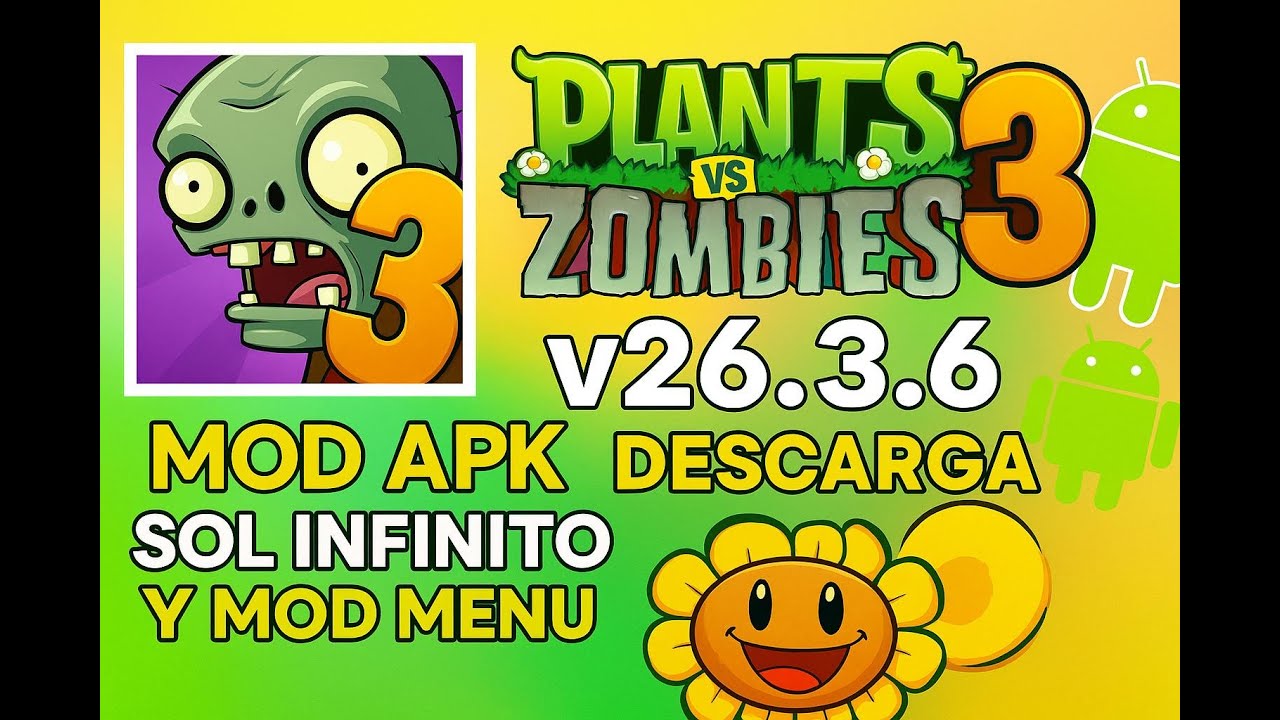 Plants vs Zombies 3 Mod Apk v26.3.6 Descarga Gratis con