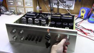 Luxman SQ38FD Tube Amplifier Repair