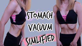 HOW TO Have Small Waist and Flat Stomach WITHOUT EXERCISE - stomach vacuum for beginners