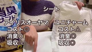 デオトイレのランニングコスト削減の為に、互換性のあるアイリスオーヤマの猫砂とシートを使ってみた！【猫用品レビュー】