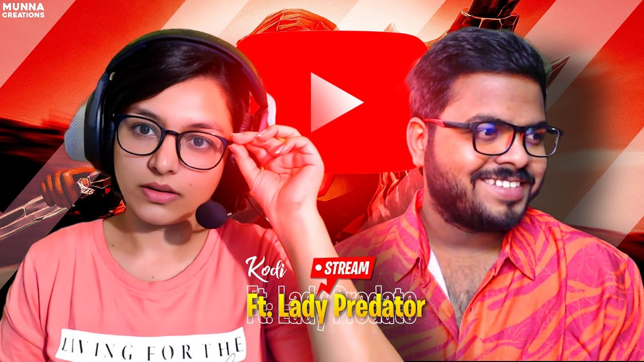 Duo Vs Squads🤩 With Lady Predator💥 | BGMI Live Telugu | Kodi Plays 🔴Live Now