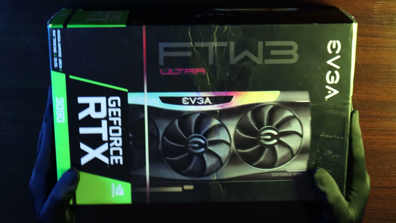 Evga Geforce RTX 3090 FTW 24gb Unboxing close-ups