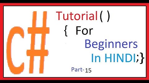 Call By Value in C# in Hindi Part 15