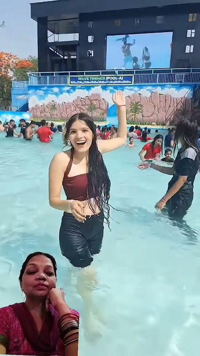 Pool Girl ka Dance #funny #husbandwife #trending #shorts #youtube #prank