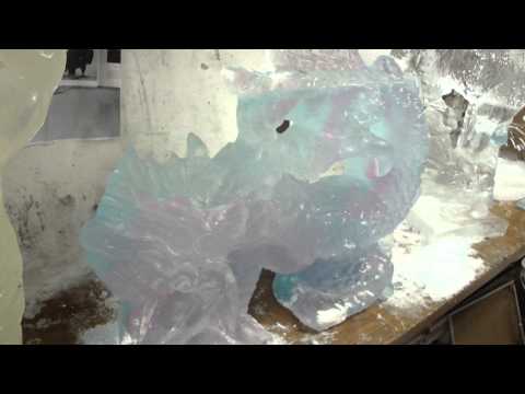 Holiday Ice Carving Shed- by Chef Tony Warren, Pat...