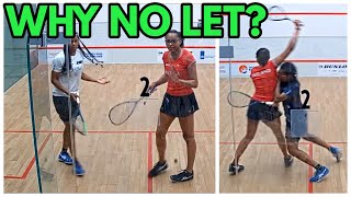 SQUASH. How to explain that last NO LET?