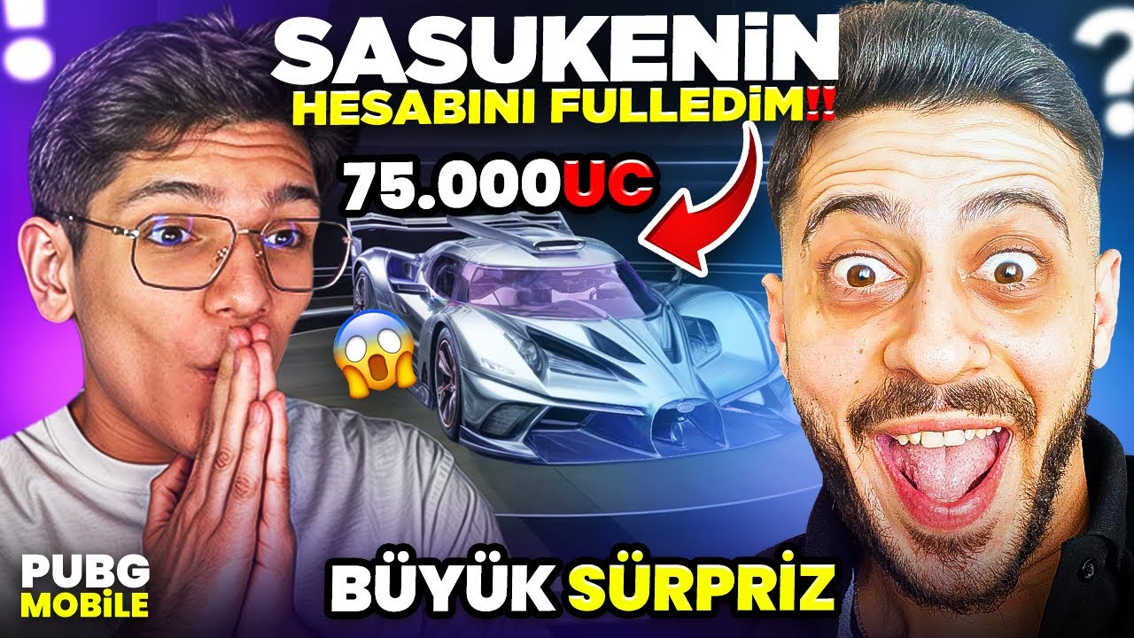 SASUKENİN HESABINI FULLEDİM!! BUGATTİ ARABAYI ÇIKARDIM (BÜYÜK SÜPRİZ😱)