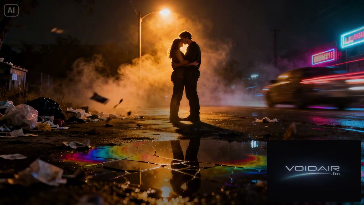 Glass & Gasoline 🌌 Dark Lofi Duet (Late Night Vibes / Glitchcore)