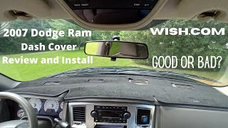 2006-2008 Dodge Ram Dash Cover from Wish.com! Review and Install/ Any Good?
