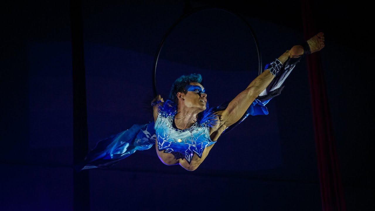 Numero de ARO AEREO ✨ MI VERSIÓN de Alegria del Cirque du Soleil - Aerial hoop Alegria  versión🌞🩵