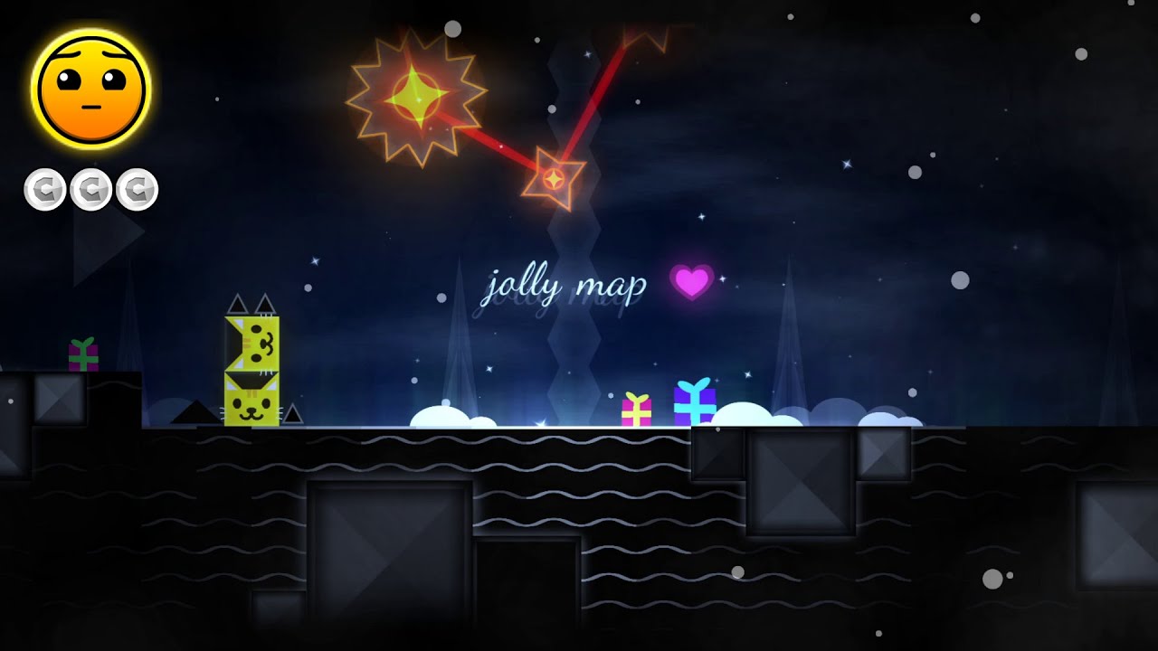 jolly map by orots (Hard 4 stars) [3 coins] {Feature} -Geometry Dash ...