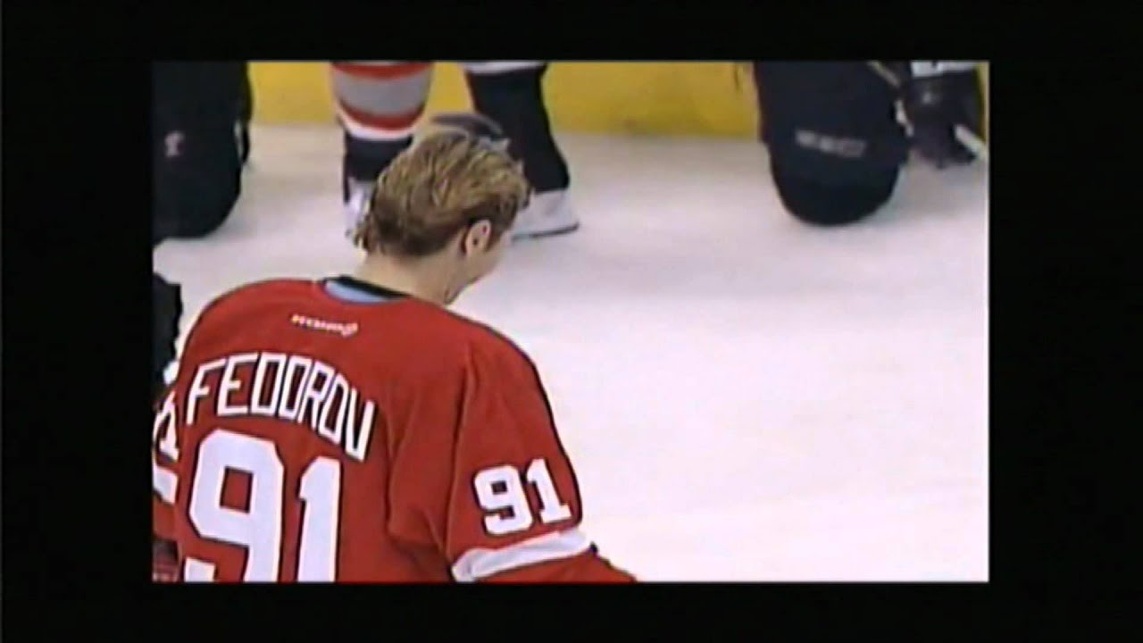 2001-02 Luc Robitaille Detroit Red Wings Stanley Cup Finals Game