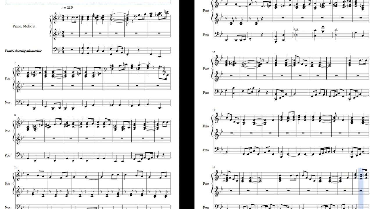 Hino do Palmeiras Partitura Piano YouTube