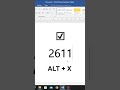RIGHT SYMBOL IN MS WORD! #shorts #viral