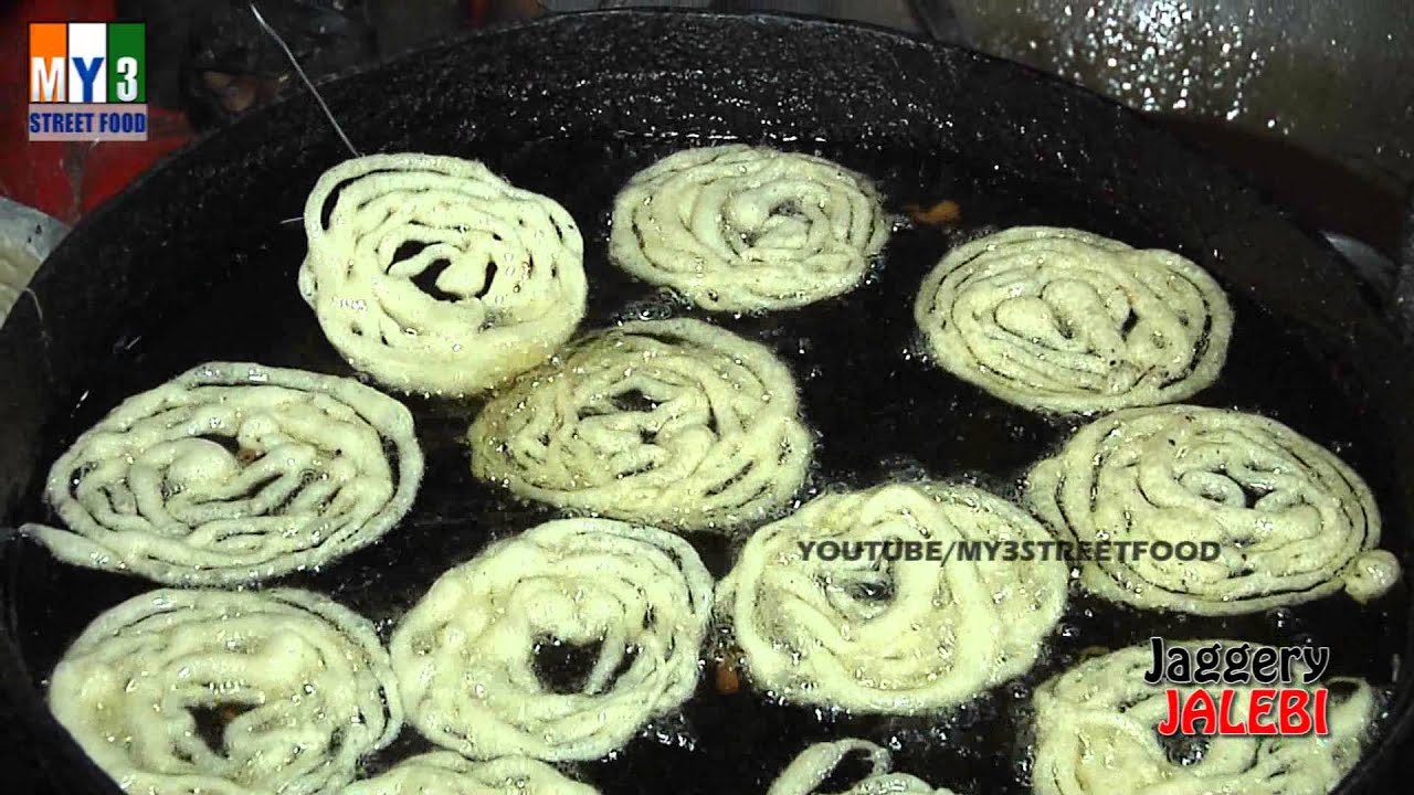 JAGGERY JALEBI | Most Popular Street Food in India | HYDERABADI STREET FOOD street food