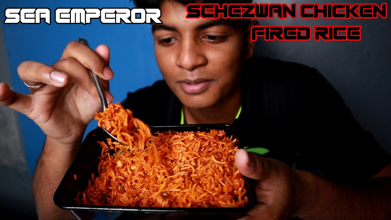 Good dinner after cleaning studio |sea emperor சிக்கன் fried rice - YouTube