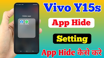 Vivo Y15s App Hide kaise Kare || Vivo Y15s App Hide Setting || How To App Hide Setting On Vivo Y15s