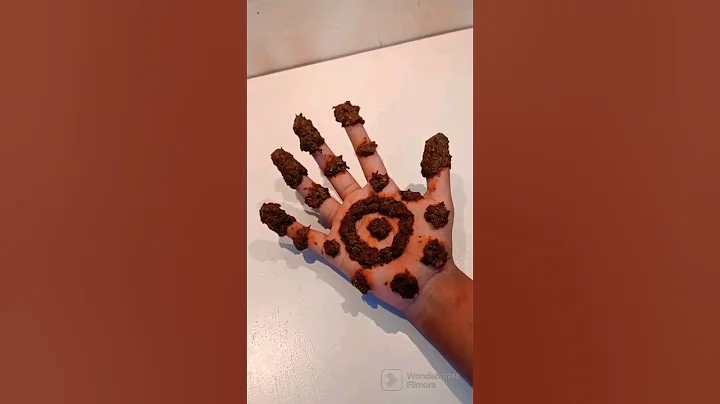 Easy Mehndi Design Trick/ For Kids/Homemade #mehndi #design #shorts